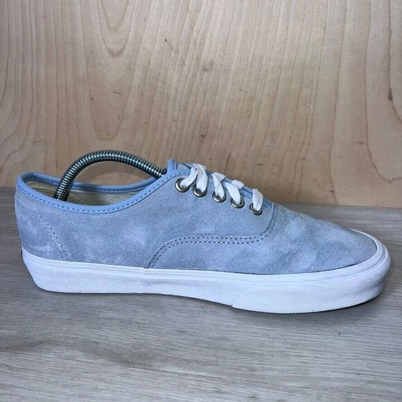 Vans Authentic Pig Suede With Scotchgard Light Blue Men's 8.5 Women's 10 - Picture 7 of 11
